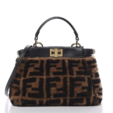 fendi sheepskin peekaboo